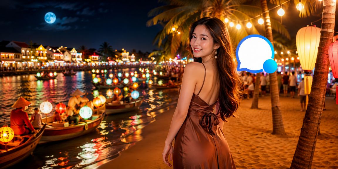 Người dùng Hội An xem kèo bóng đá trên điện thoại bên cà phê