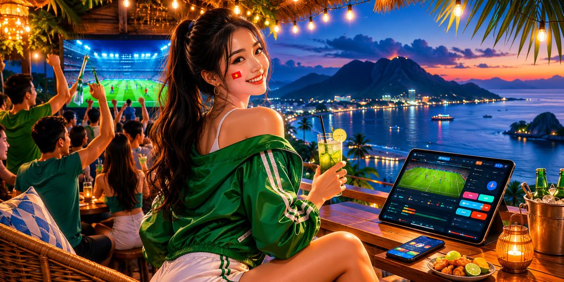 Không gian giải trí casino hiện đại tại Việt Nam với ánh đèn rực rỡ